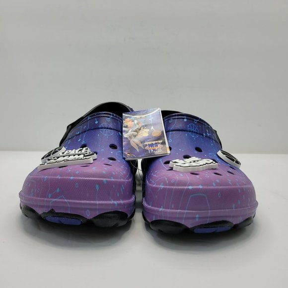 Crocs Space Jam A New Legacy Clogs Blue Purple US Size Women's 10 Men's 8 NWT - Picture 4 of 8